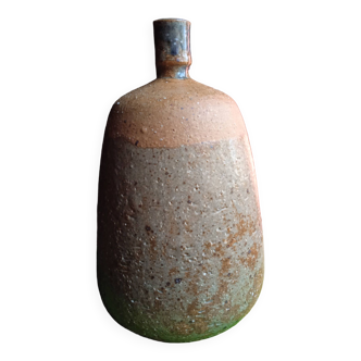 Large Vallauris sandstone lamp base (1975)