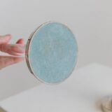 Two Vintage Candlesticks: Transparent Plexiglas & Chrome-Plated Metal, Italy 1970s Mid-Century Design