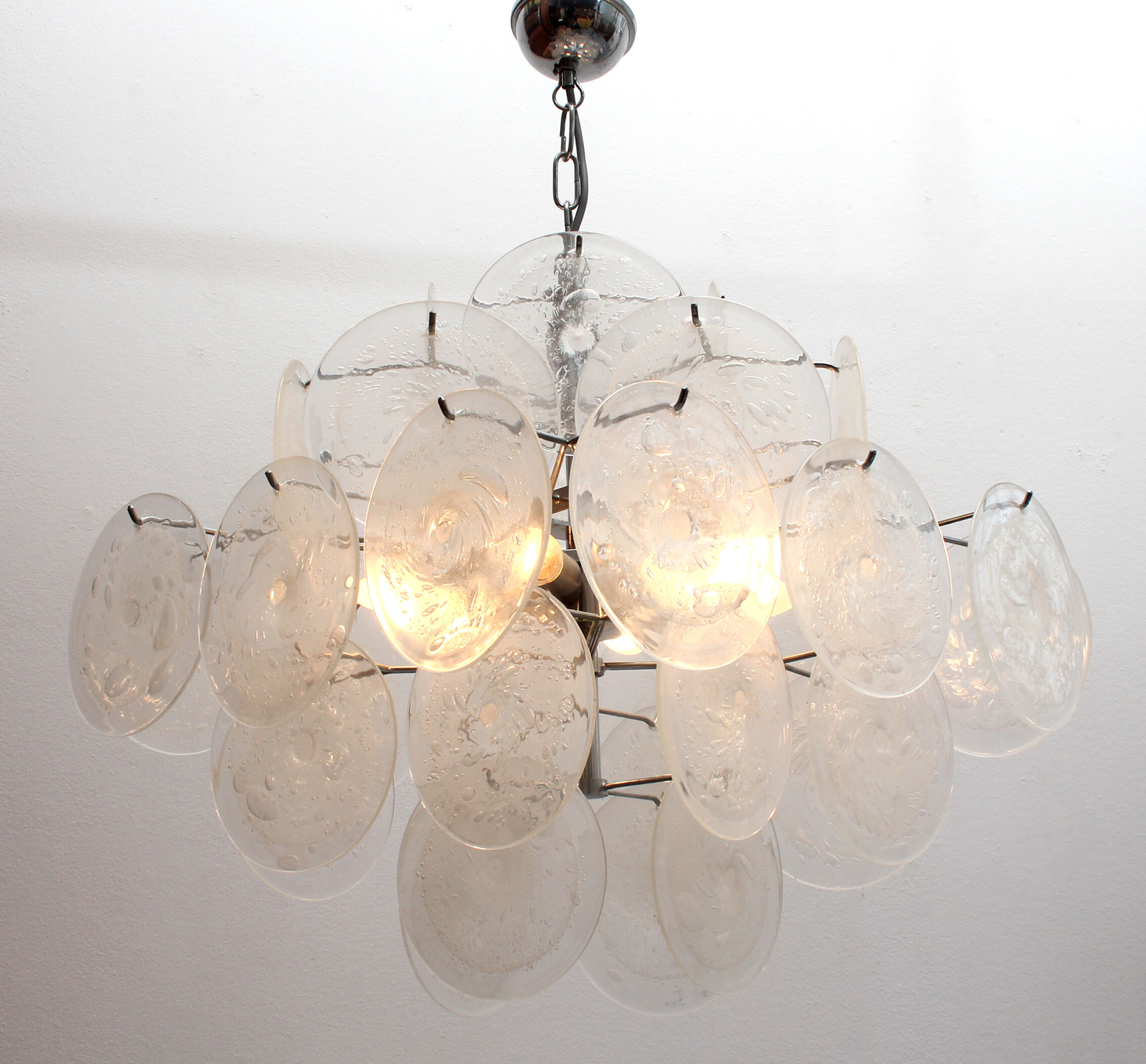 1970s chandelier Murano glass, Gino Vistosi