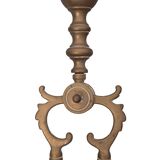 Antique Brass Fireplace Tools 19th Century