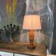 Modernist vintage wood lamp