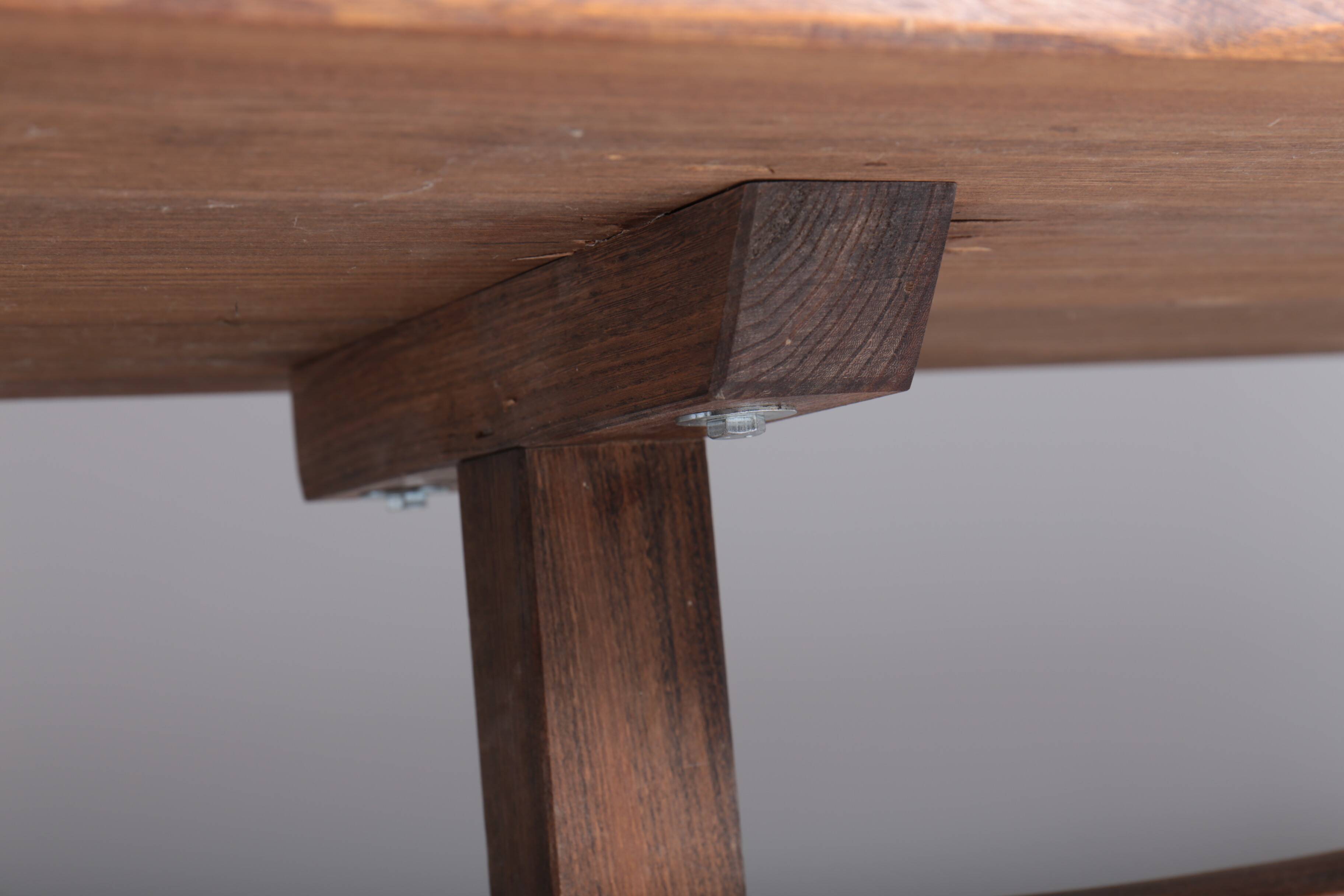 Large brutalist Aranjou sideboard in elm, 1960s