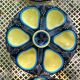 Oyster plates Quimper tableware or wall decoration