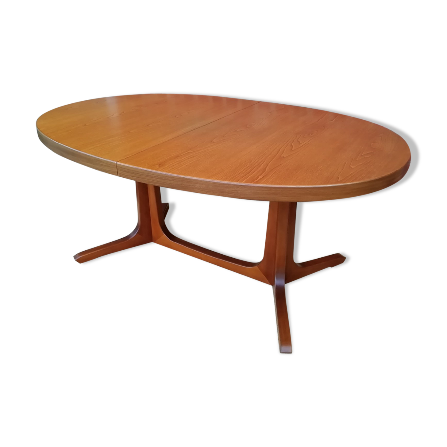 Baumann expandable oval table, 1960