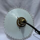 Vintage white opaline suspension lampshade