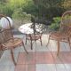 Rattan garden furniture / vintage 60s-70s