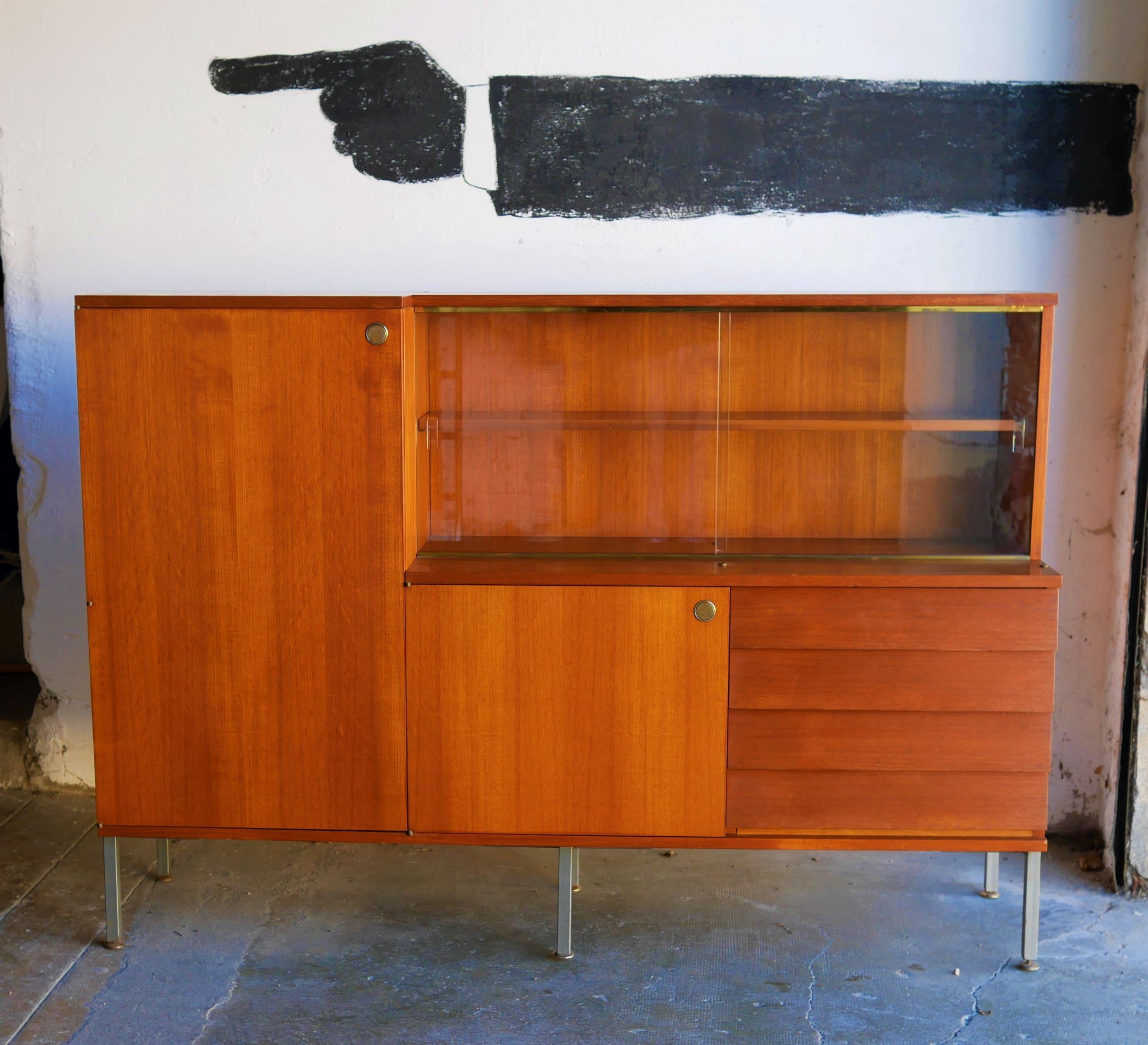 Buffet teak by L.Paolozzi for Monopoly, 50 years