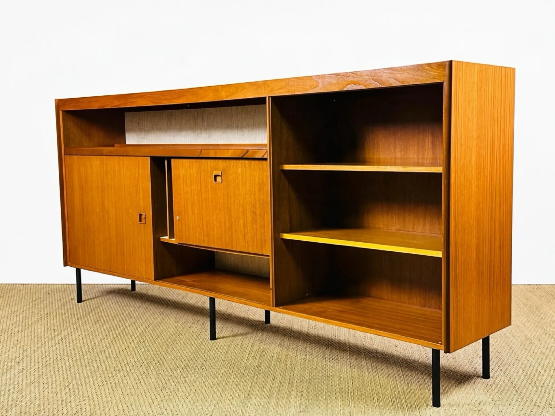 1960s high Scandinavian teak sideboard