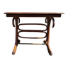 Bistro table with bentwood legs