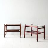 Paire de tables de chevet scandinaves des années 1940/50