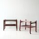 Paire de tables de chevet scandinaves des années 1940/50