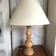 Vintage wooden lamp foot