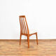 Chaises de salle à manger en teck par Benny Linden, années 1970