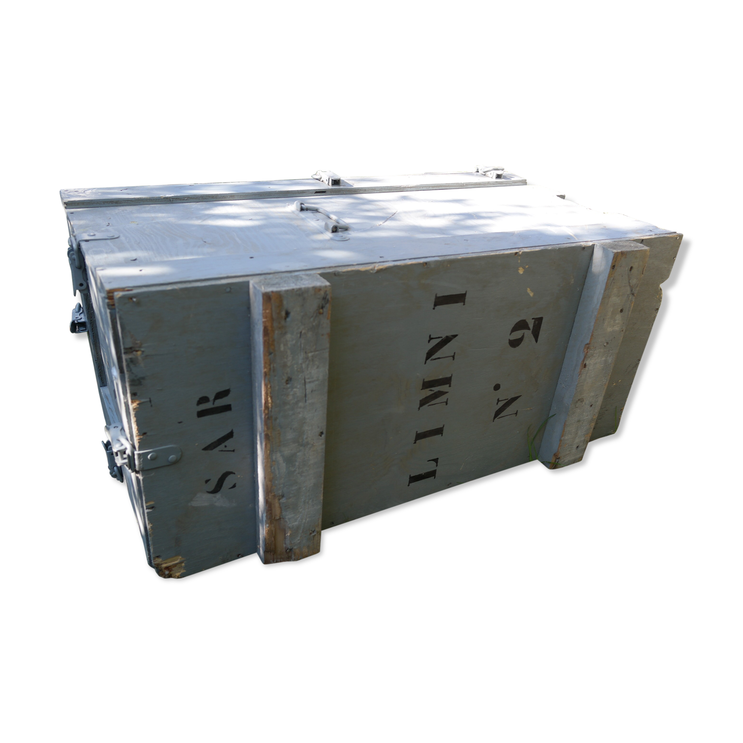 Caisse militaire en bois