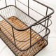 Industrial metal baker's bread cart