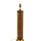 Hollywood regency brass and Vienna straw lamp base, Italy 1970's