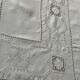 Exceptional old linen, very large embroidered tablecloth