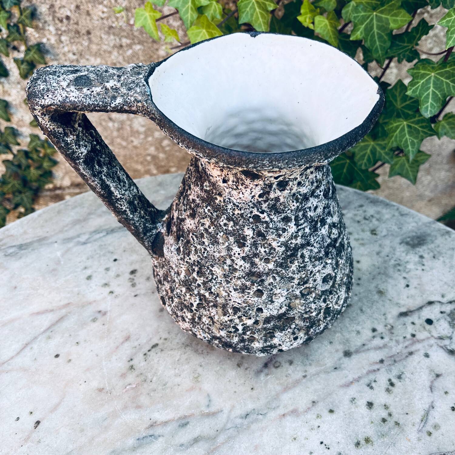 Vase fat lava par Alain Rufas Vallauris 1960’s