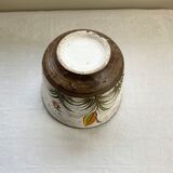 Hand-painted ceramic pot cover