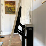 Drawing table with industrial stool
