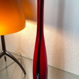 Grand vase, type soliflore, en verre multicouches