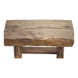 Vintage stool, wooden stool, antique stool, plant stand, small bench