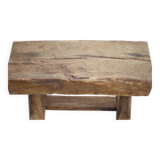 Vintage stool, wooden stool, antique stool, plant stand, small bench