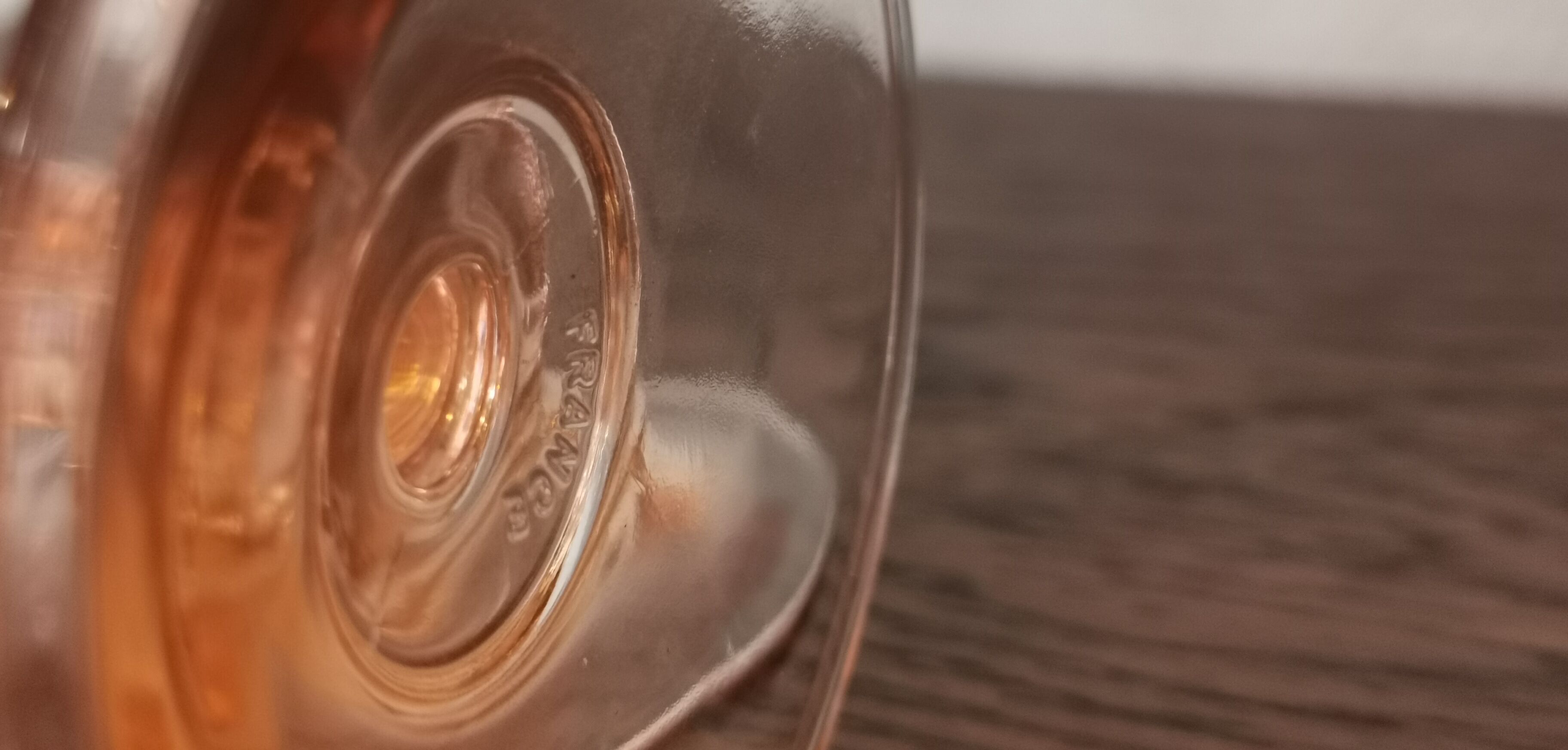 Set of 5 pink twisted water glasses "Rosaline" Luminarc France