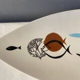 Ceramic tray "Salins" from the 1960s