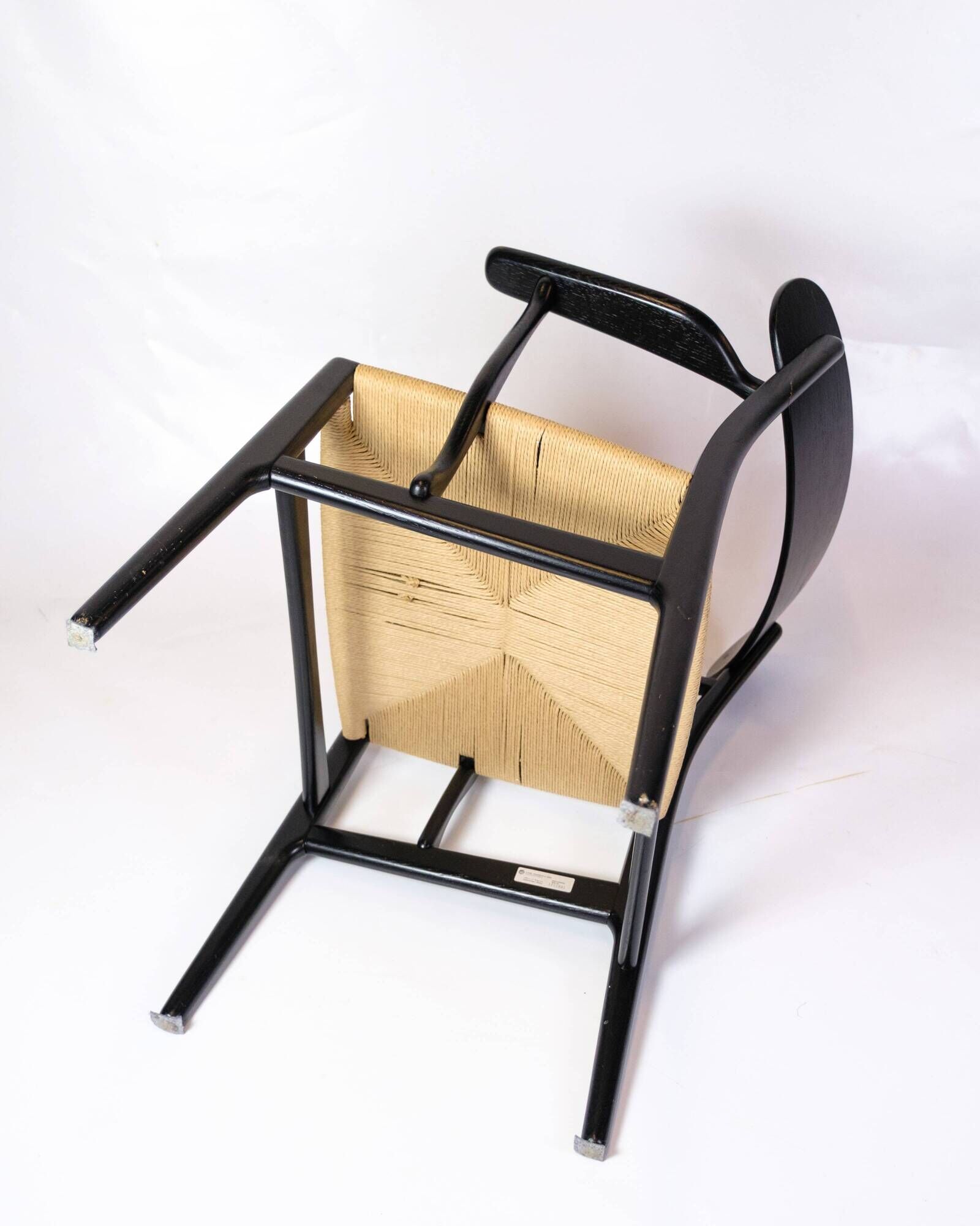 Armchair Model CH26 In Black Oak By Hans J. Wegner For Carl Hansen & Son
