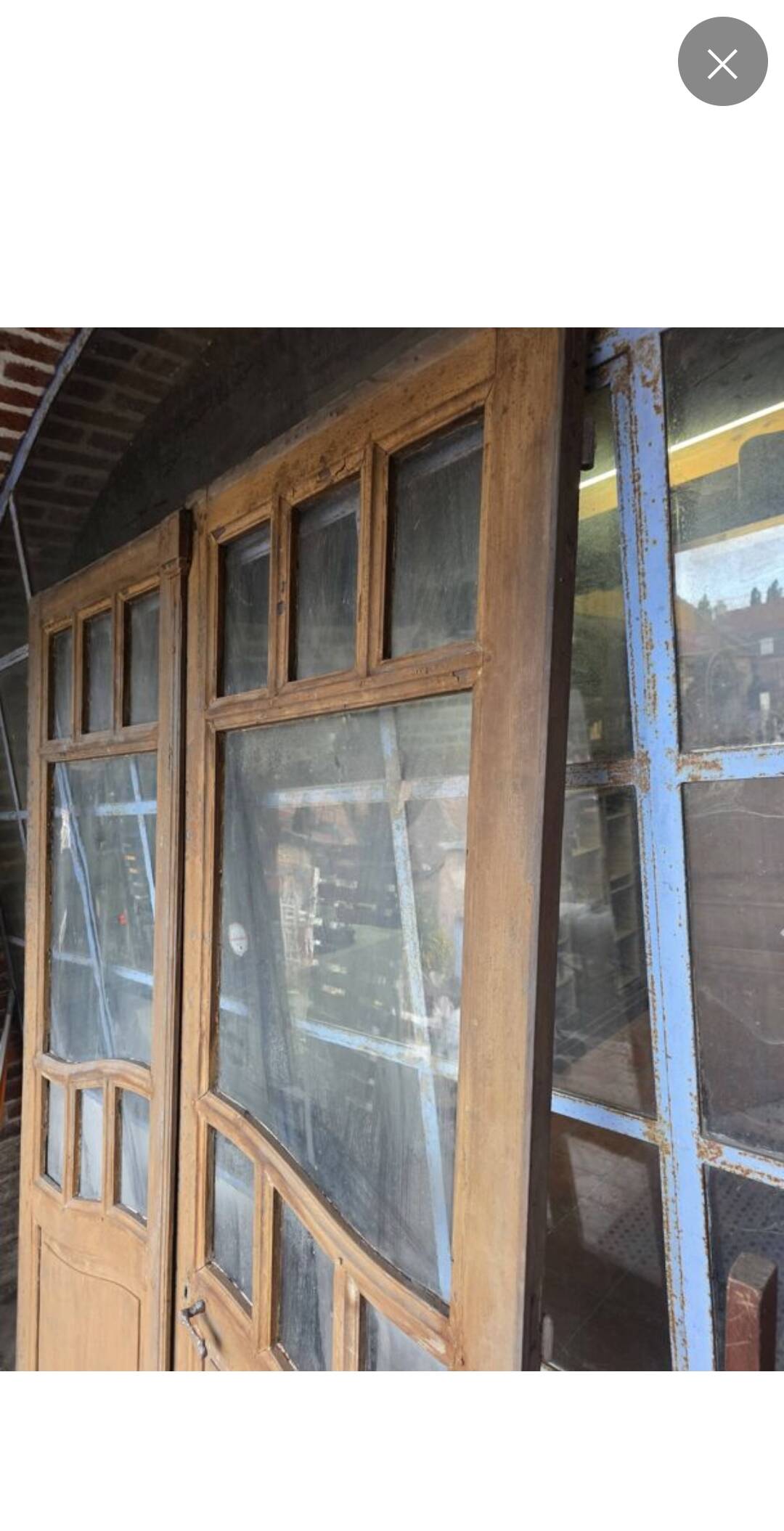 Pair of old Art Nouveau doors