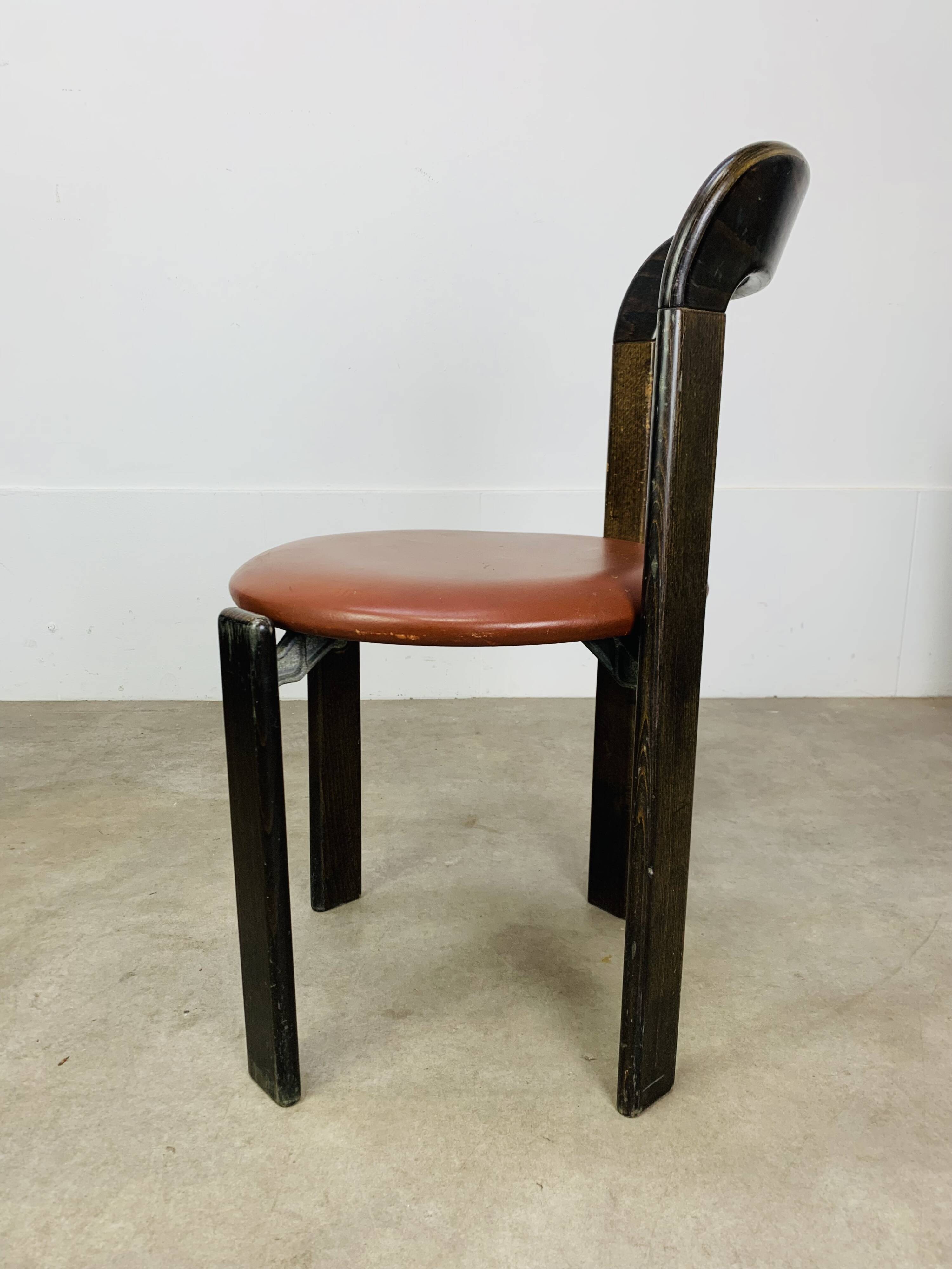 8 Bruno Rey chairs for Dietiker, workshop "Chair from Stein am Rhein"