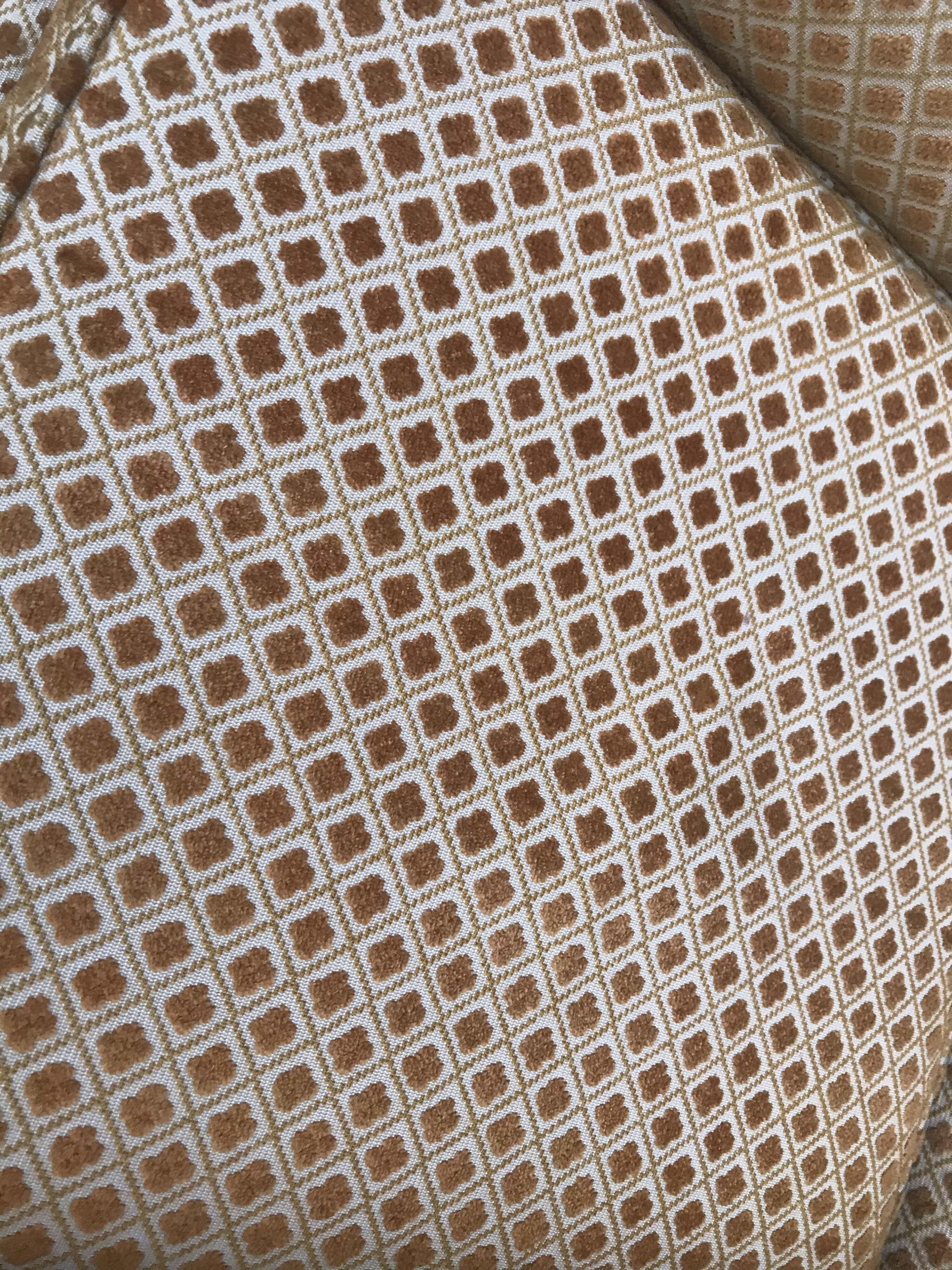 Velvet club armchair 1970