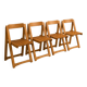 Set of 4 Aldo Jacober / Alberto Bazzani chairs.