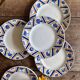 Set of 8 antique flat plates - Canada from Moulin des Loups