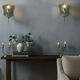 Art Deco Brass Mirrored Sconces Set of 2 1950’s