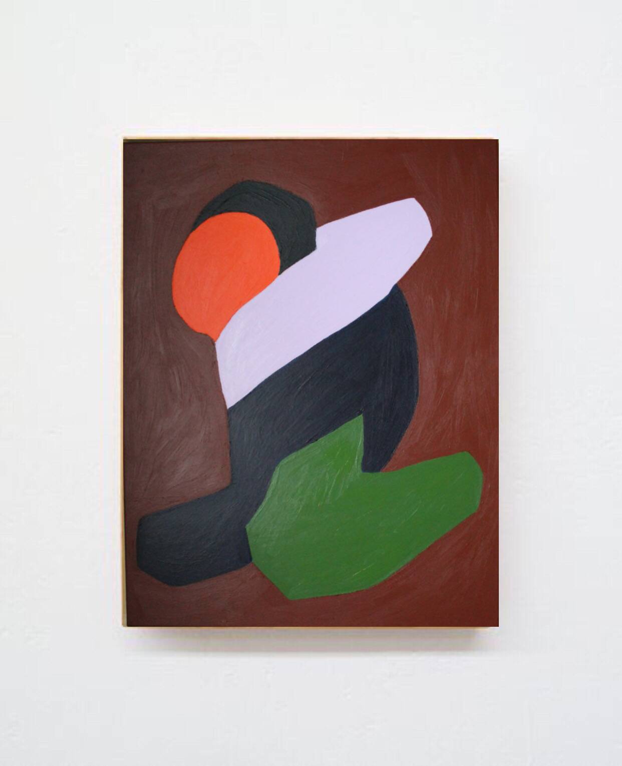 Lovers minimalist couple painting