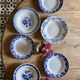 Lot de 6 assiettes creuses vintage dépareillées