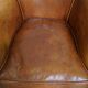 Ensemble de 2 fauteuils club en cuir de mouton