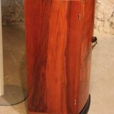 Art Deco 1930 walnut display cabinet