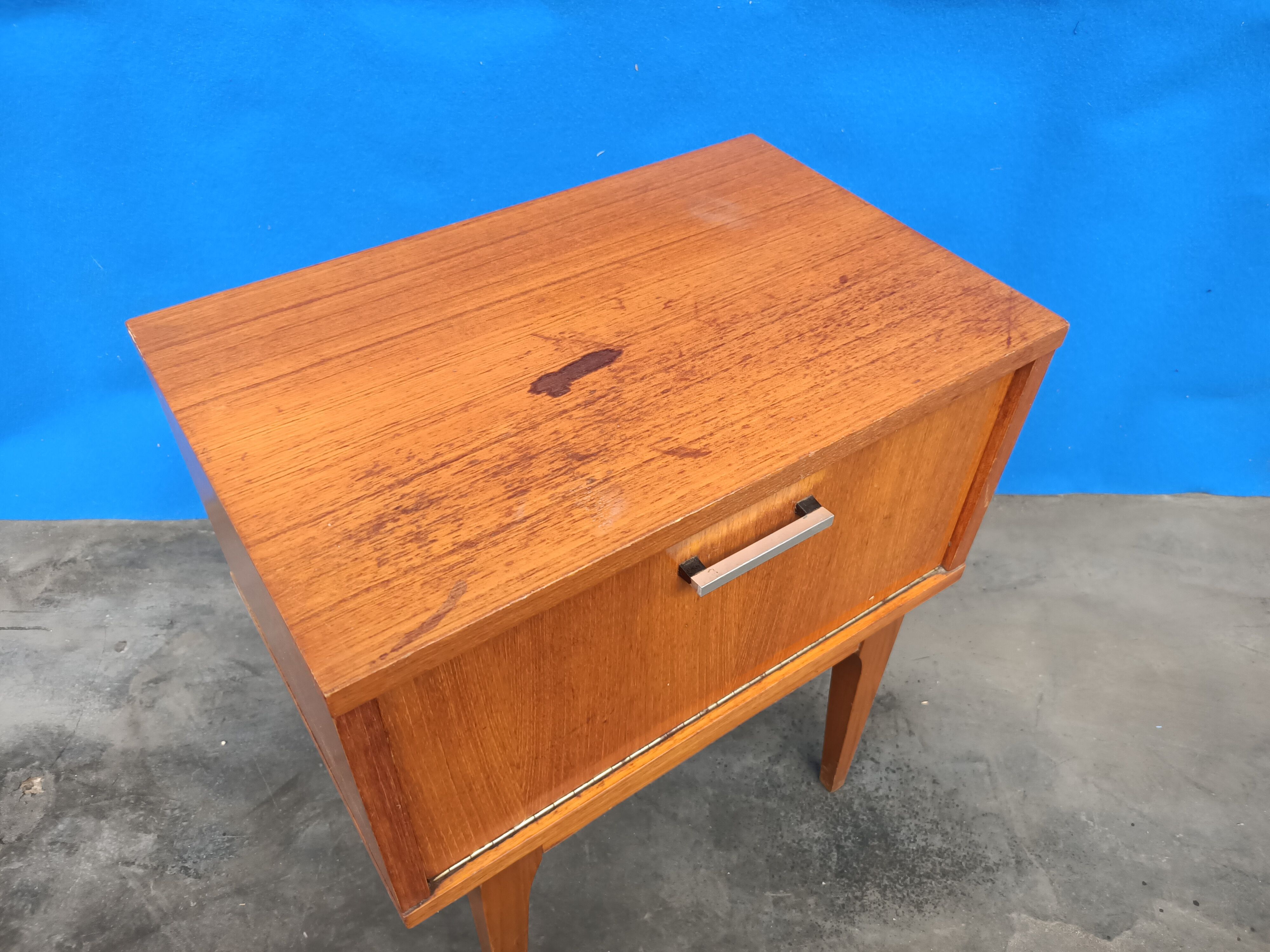 Vintage bedside compass feet