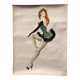 Watercolor depicting a woman.