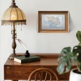 Printed in 1889, the Morbihan, old map.