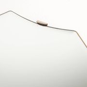 Shield-shaped wall mirror, European production, 1930s–40s