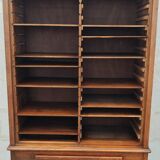 Old oak curtain filing cabinet