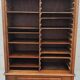 Old oak curtain filing cabinet
