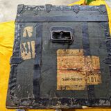 Antique travel trunk