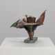Sculptural copper vase by Bart van Bekhoven, Netherlands, 1980s