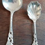 Set of 2 Hildesheimer Rose Silver Spoons