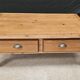 Table basse 4 tiroirs en pin scandinave